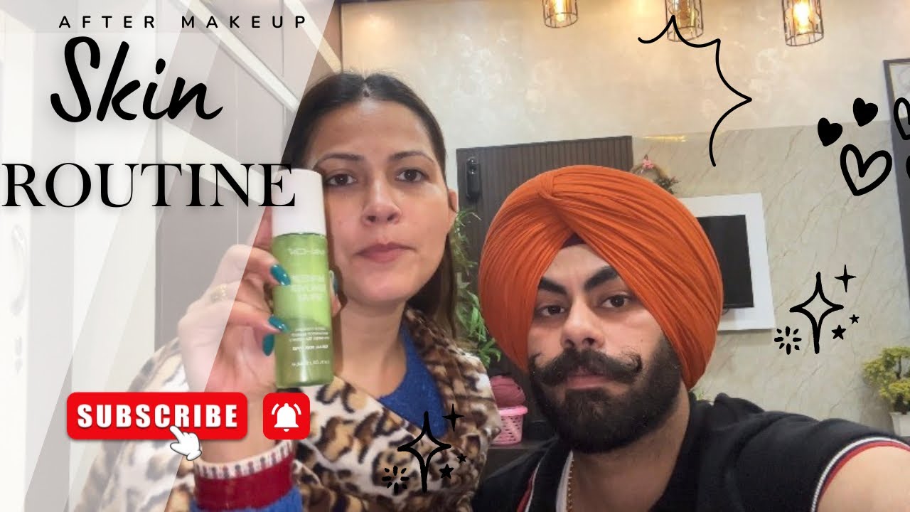 AFTER MAKEUP SKIN CARE 😳| FULL SKIN CARE IN NEXT VLOG  @JaskaranRandhawavlogs #trending #viralvideo 