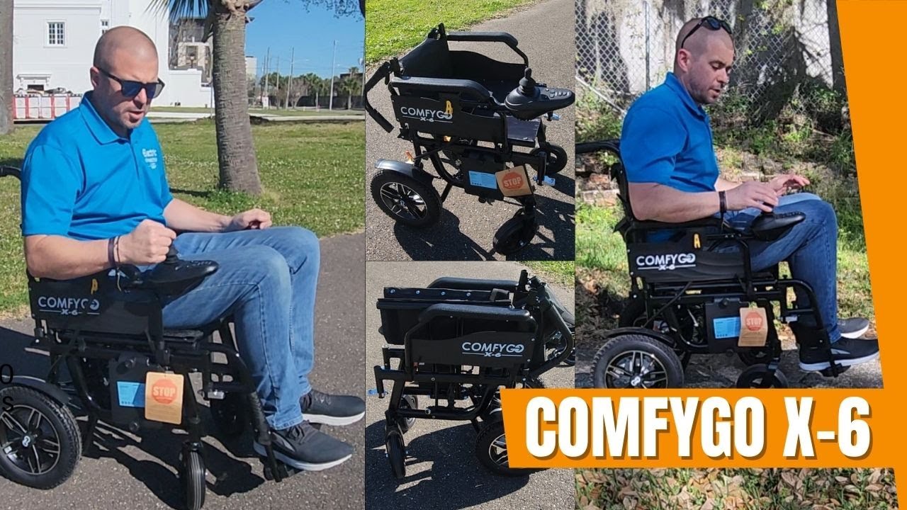 ComfyGo X-6 in Action! 🚀 Lightweight Electric Wheelchair for Ultimate Mobility
