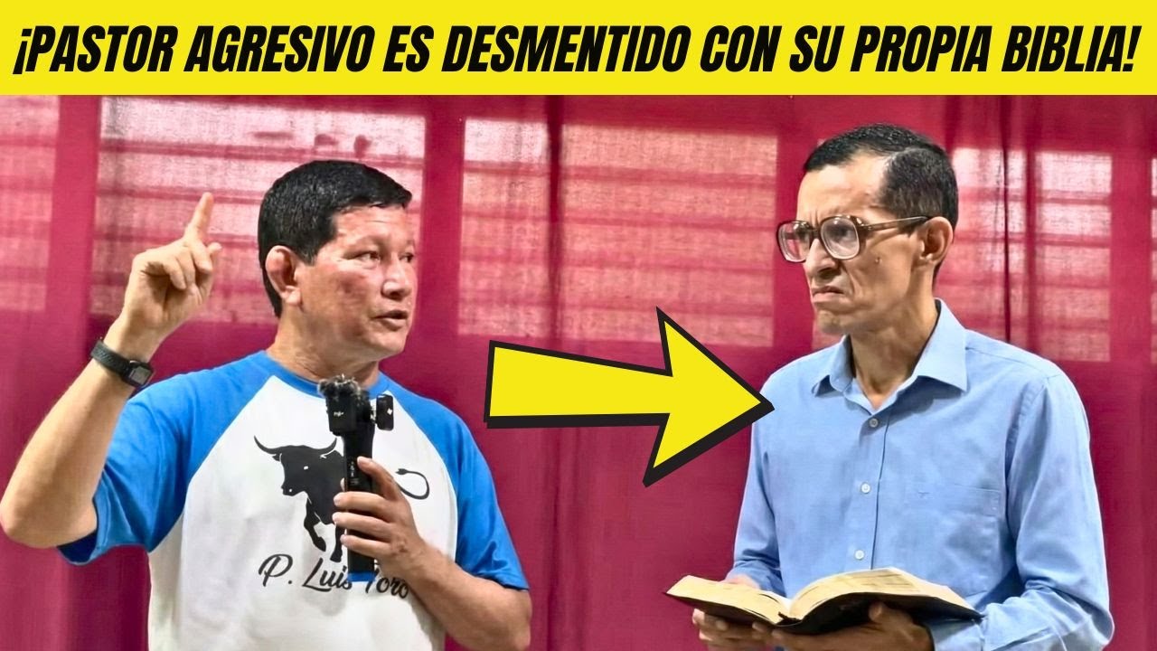 CURITA, ESTO ES IDOLATRÍA! Pastor HUMILLA al Padre Luis Toro… y sale en shock tras ser desmentido