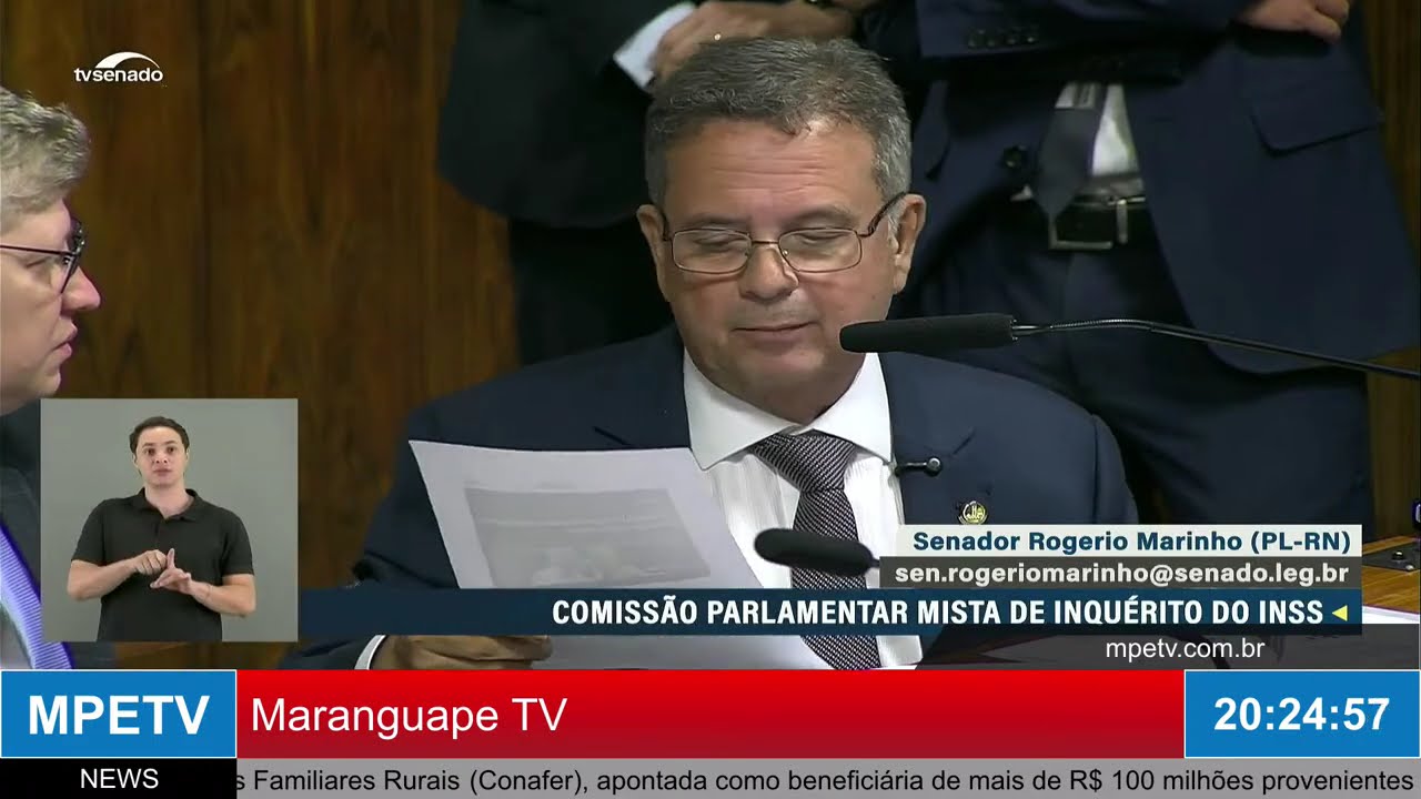 Ao vivo: CPMI do INSS – 23/2/26 / 08 Rogerio Simonetti Marinho