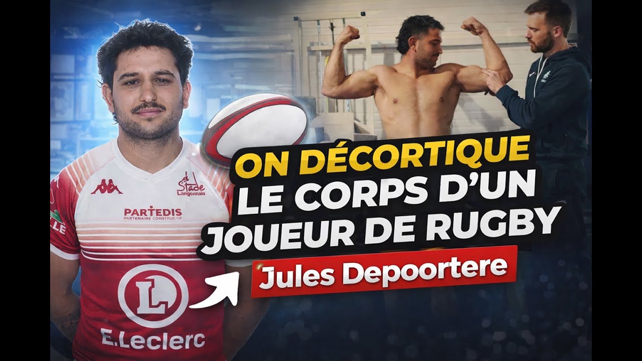 On décortique le corps d’un joueur de rugby – Jules Depoortere