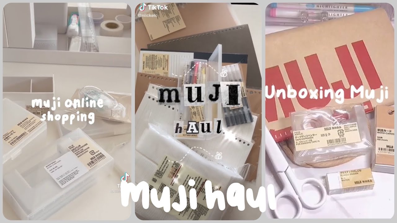 TikTok - muji unbox- muji haul 📦