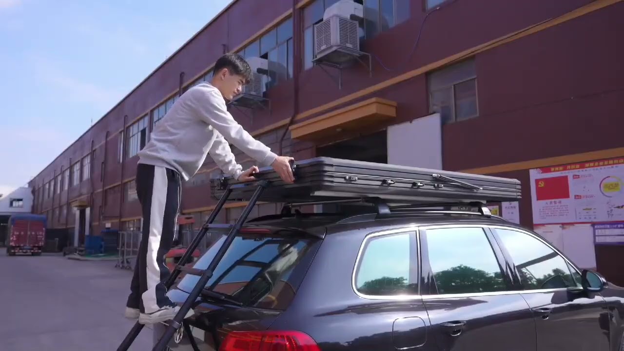 Rooftop tent Quick setup