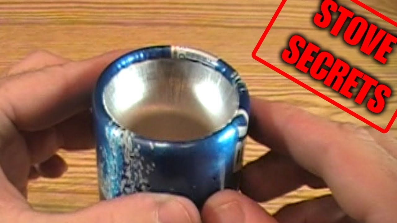 How To Make A Rolled-Edge Aluminum Bottle Stove