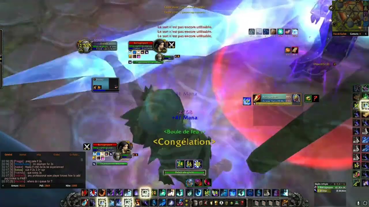 Wow Draizn vs Barragespam (Warmane 1v1 arena)