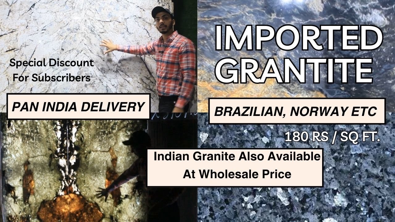 Imported Granite At Cheapest Price In India | Brazilian Granite | Norway Granite || Granite Supplier