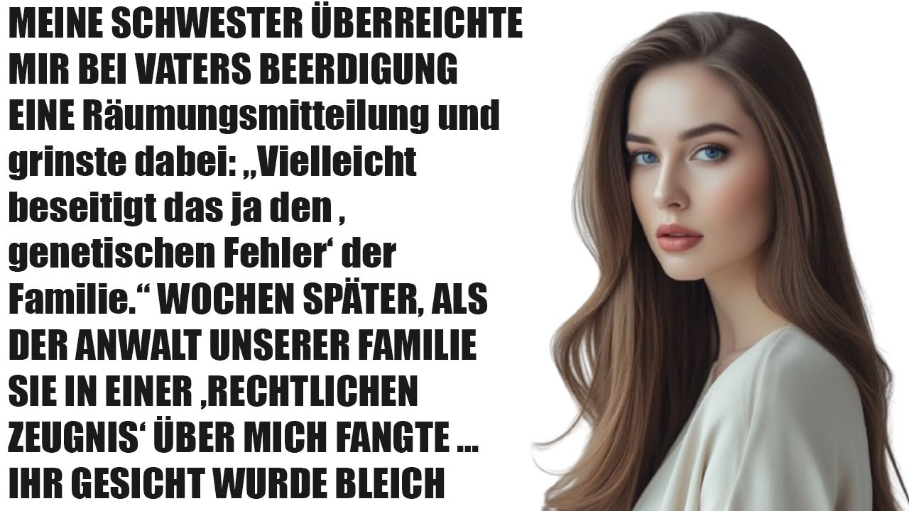„Auf der Beerdigung: Meine Schwester gab mir die Kündigung – Ich konterte“