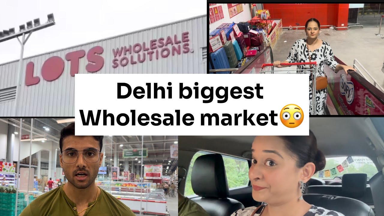 LOTS - Delhi ki sabsai sasti or Badi Wholesale market 😳😱😍 1000 ki cheez 500 mai 😍