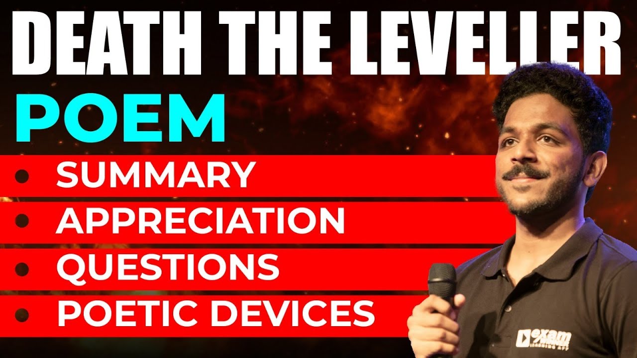 Plus One English Public Exam | Death the leveller - Important Poem | Exam Winner