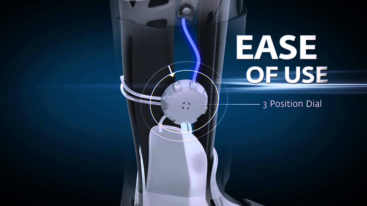 Aircast AirSelect Integrated Inflation Technology