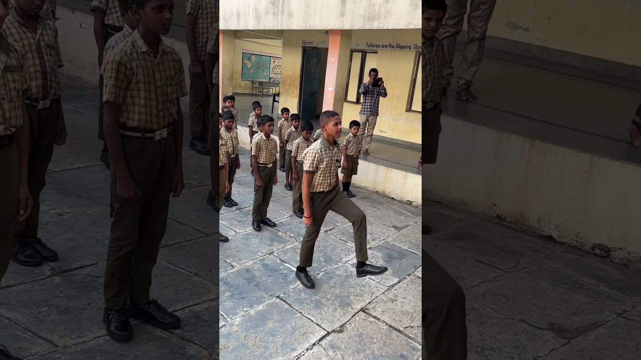 Government School Students parade #school#parade#boys