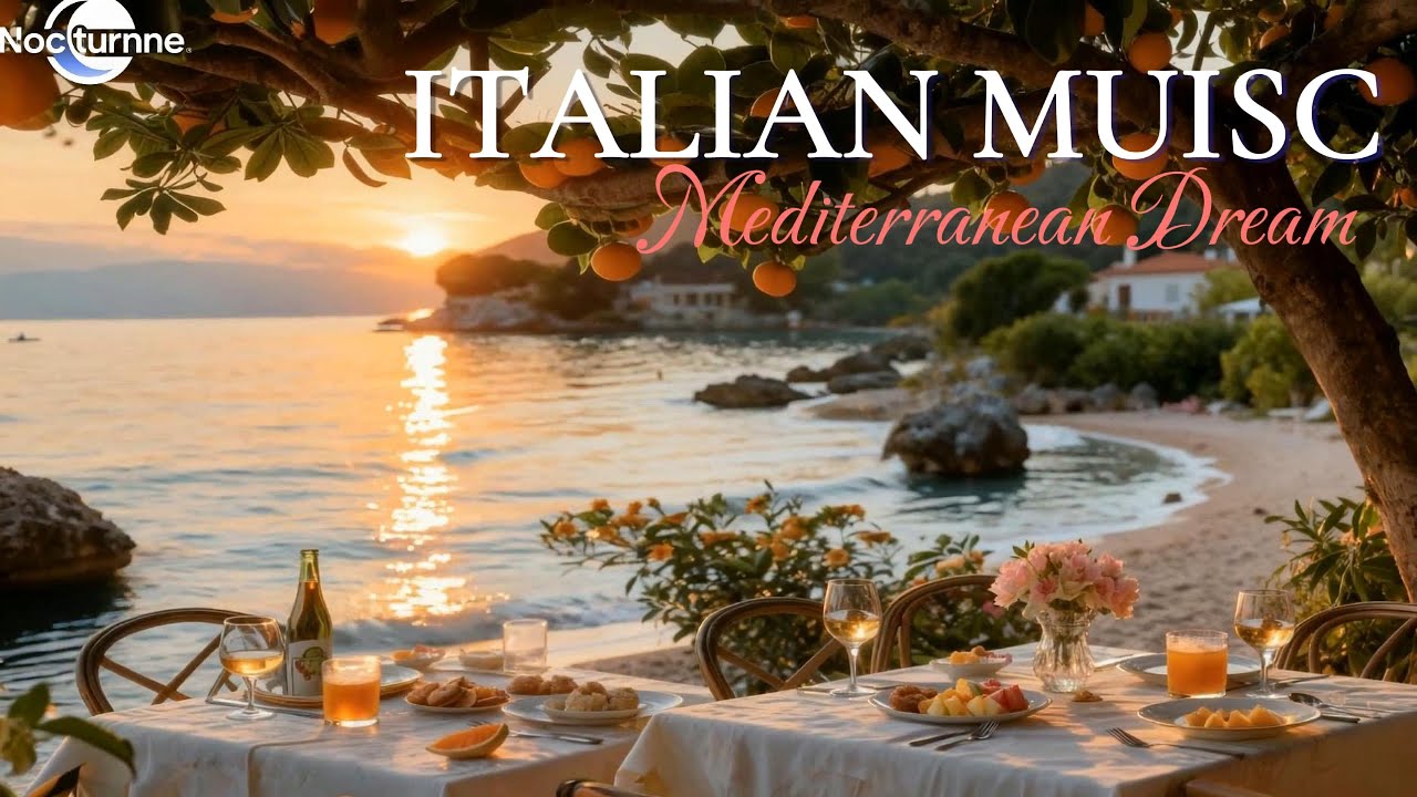 Amalfi Coast Escape 🌅✨ Soft Mediterranean Music for Deep Calm & Focus