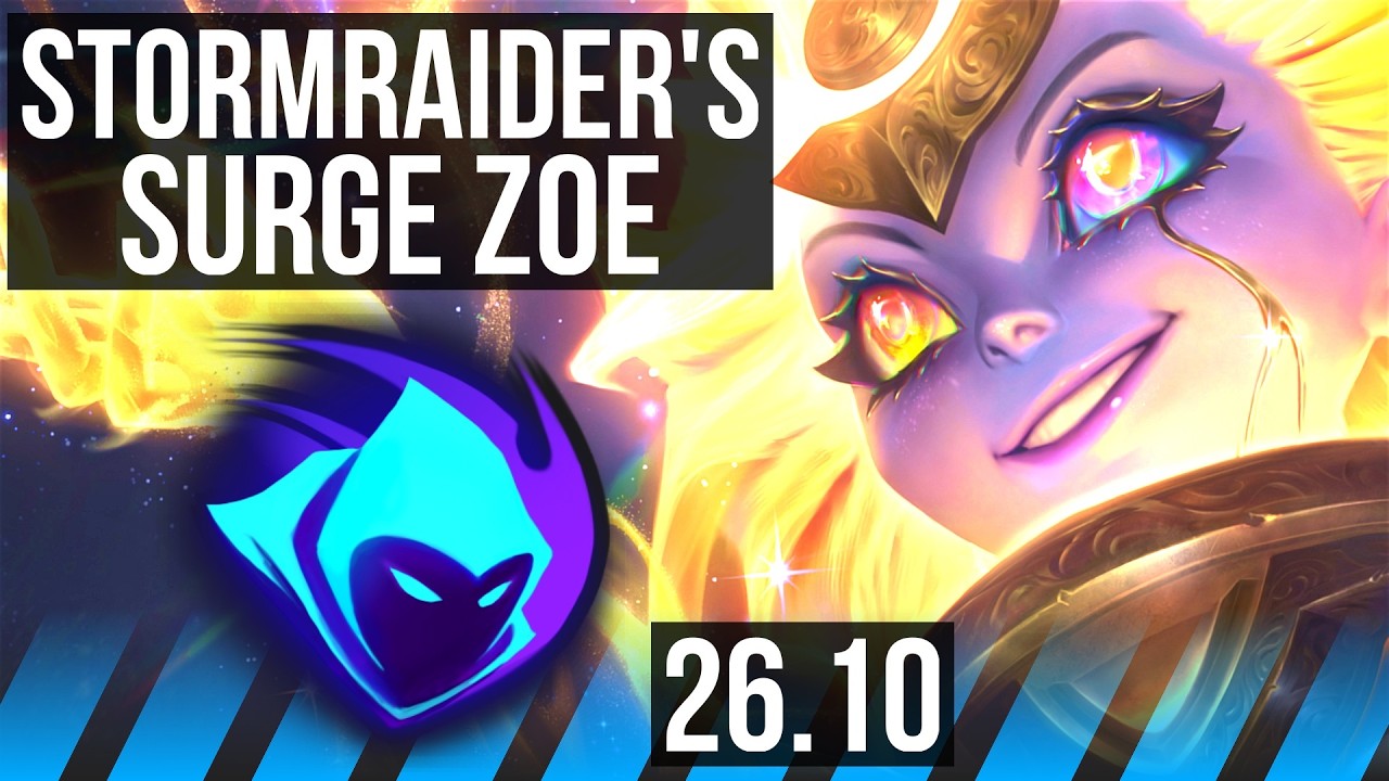 ZOE vs AHRI (MID) | Stormraider's Surge | EUW Challenger | 26.10