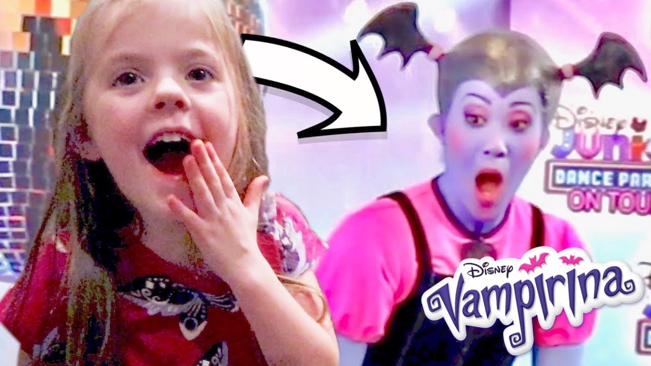 Spooky Disney Dance Party (with VAMPIRINA IN REAL LIFE)!