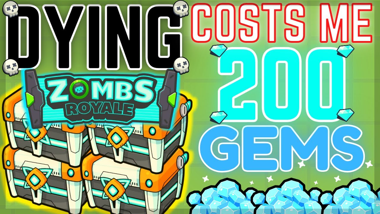DYING COSTS ME 200 GEMS ($10)! | Season 24 Chest Opening | Zombs Royale.io