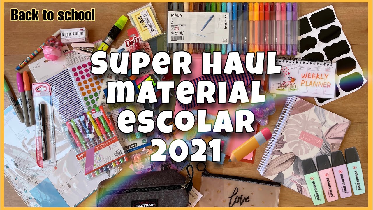 ✏️Super haul material escolar shein// ✨Back to school✨(muy soft)🌈