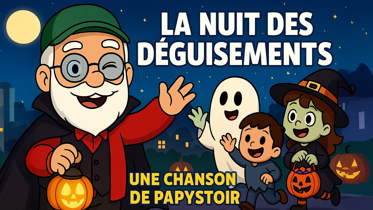 🎵 La Nuit des Déguisements – Une chanson magique de Papystoir 🎃 | Chanson d’Halloween pour enfants