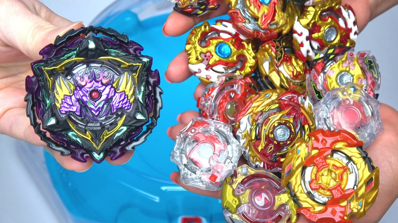 LUCIFER THE END vs ALL SPRIGGAN SPRYZEN BEYS | Beyblade Burst Sparking Super King ベイブレードバーストスーパーキング
