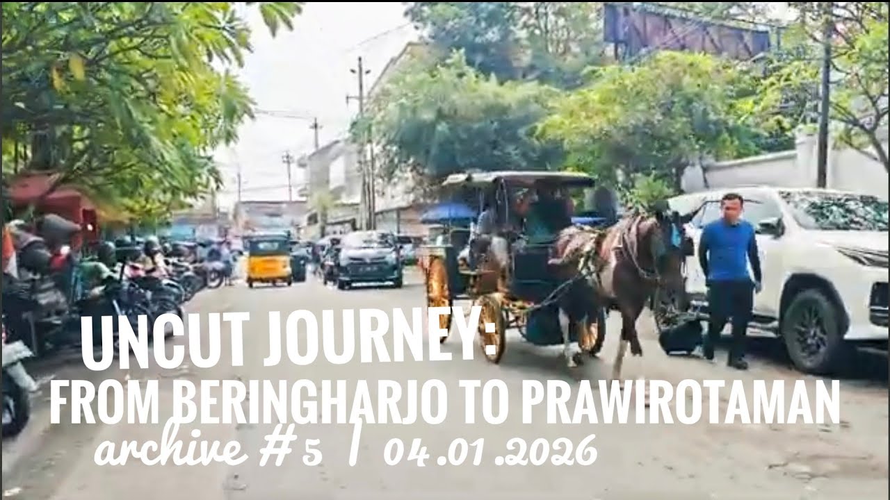 UNCUT A 38-Minute Journey: Becak Ride from Beringharjo to Prawirotaman • archive 5