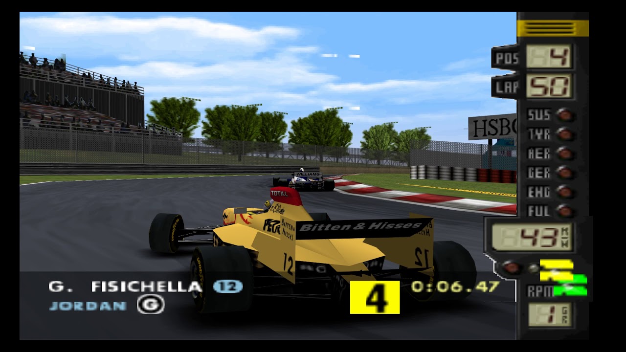 F-1 World Grand Prix (N64) Speedrun 100% Challenge Mode