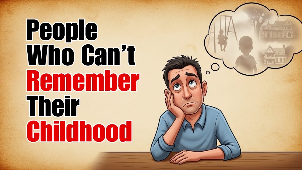 The Psychology of People Who Don't Remember Their Childhood