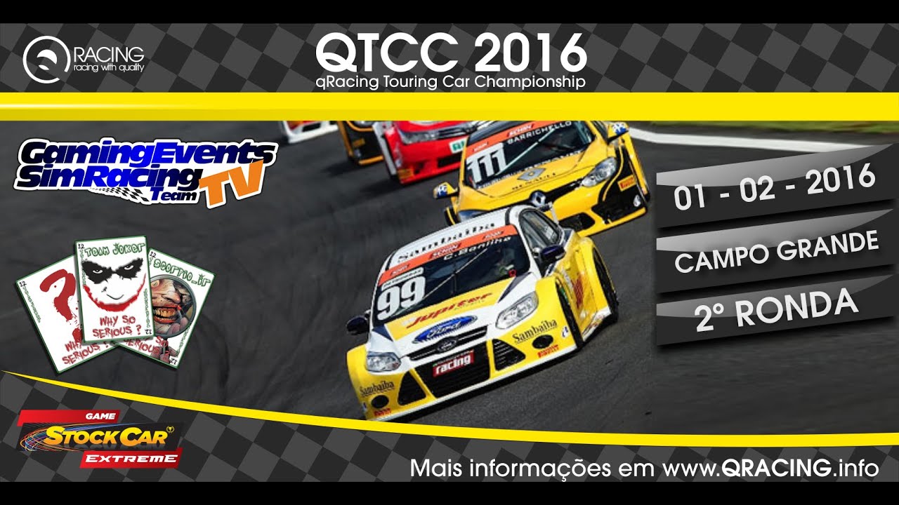 NOMAD GAMING EVENTS SRT - GSC2013 - CAMPO GRANDE - QTCC2016 - ROUND 2 (QRACING) - CORRIDA 2