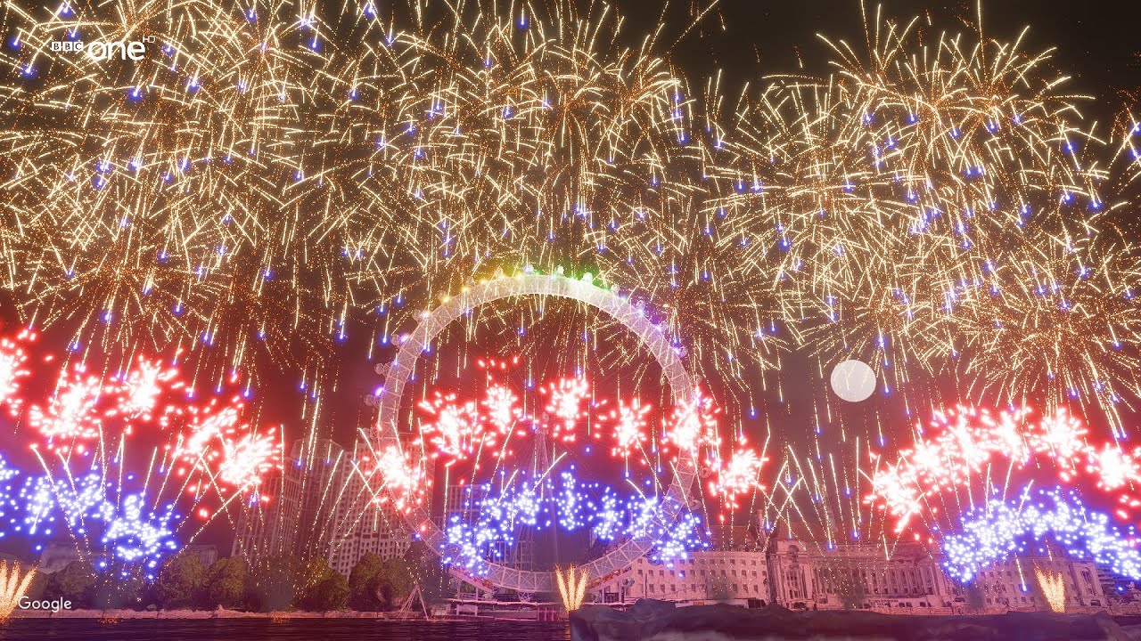 London New Year Fireworks Live 2011 - recreated (remastered)