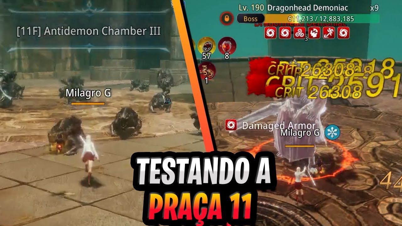 CLTT TESTANDO A PRAÇA 11 🔥 | CORTES MIR4