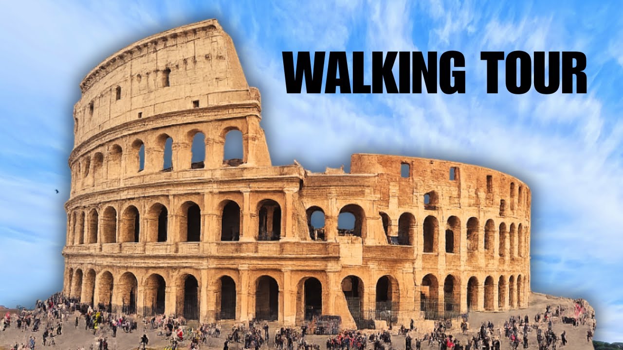 ROMAN FORUM WALKING TOUR 2025 4K -- Roman Forum