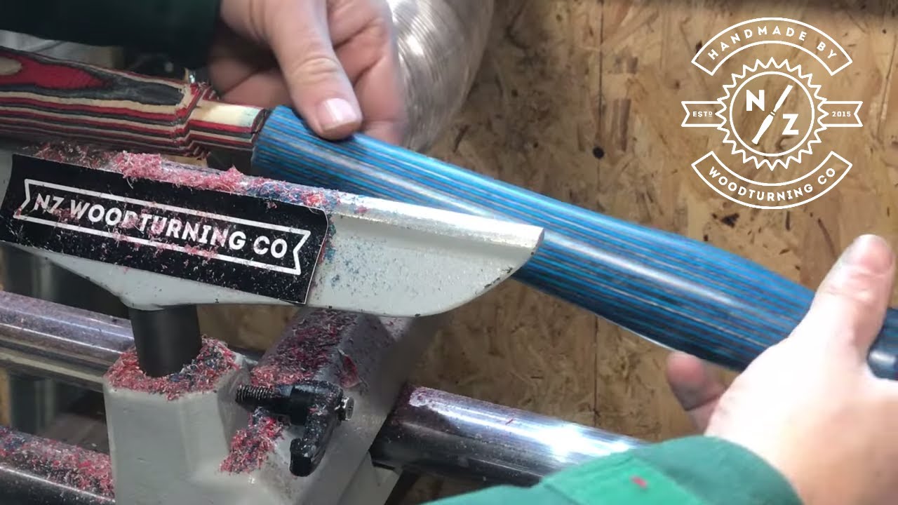 Woodturning - Willy Wonka Cane - Shagadelic