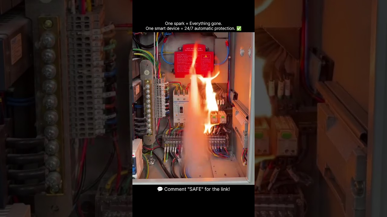 Automatic Hot Aerosol Fire Suppression Device for Electrical Panels, Control Cabinets & Server Rack