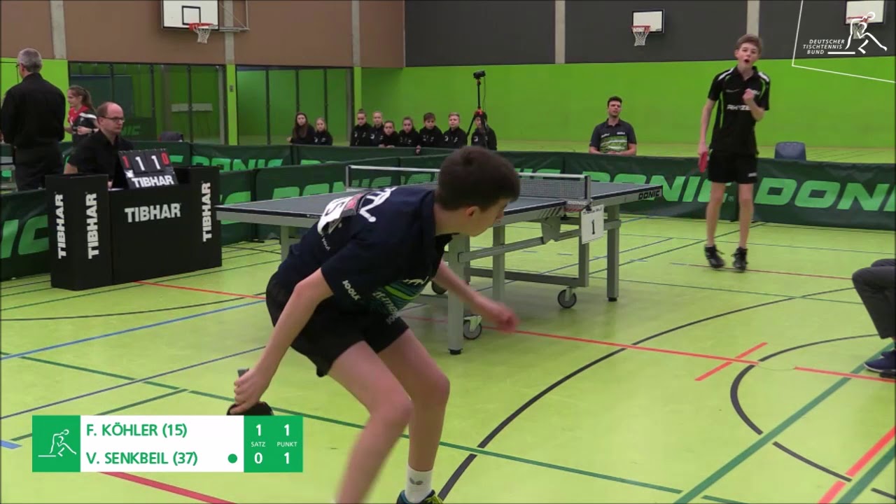 Felix Köhler - Vincent Senkbeil I Finale Einzel - Deutsche Meisterschaften Schüler/innen 2019