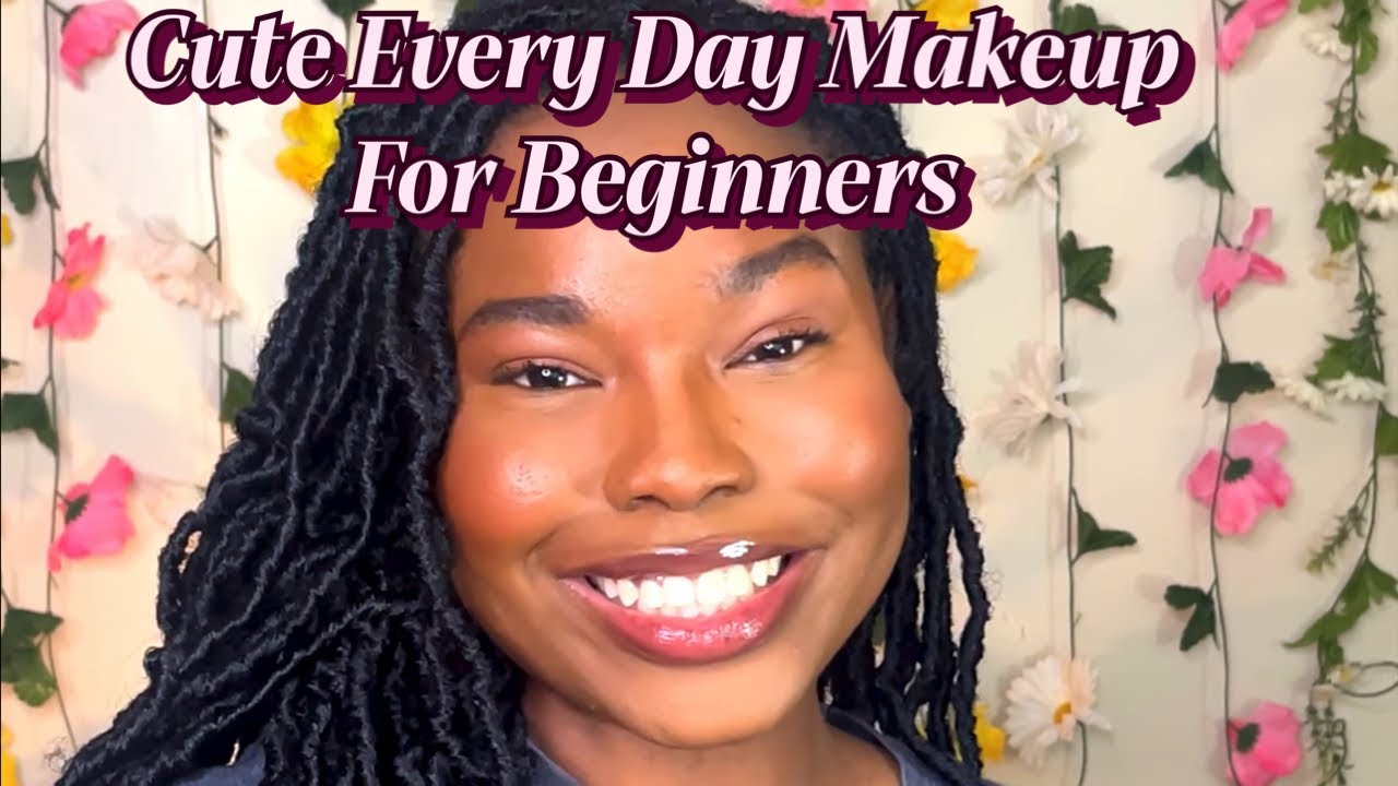 Easy Simple Everyday Makeup Tutorial for Beginners! (Dark/Brown Skin)