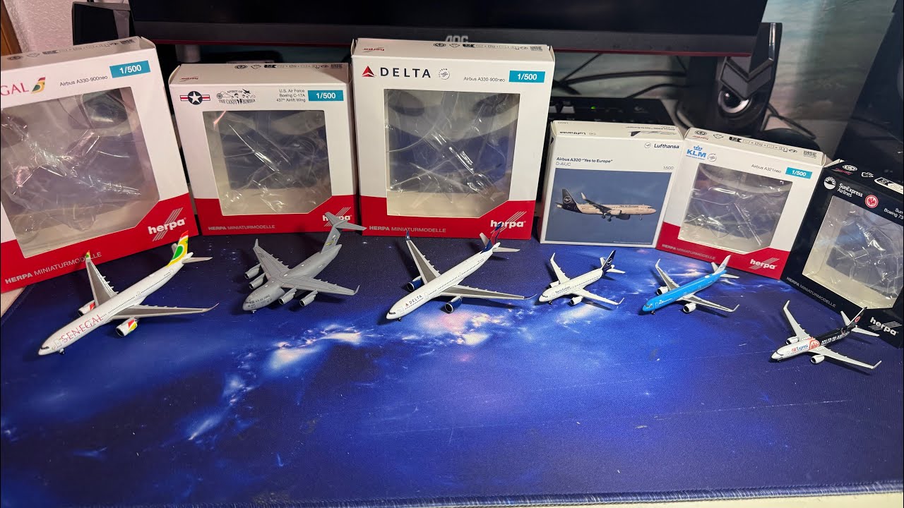 Herpa Wings 1:500 Unboxing Neuheiten 2025