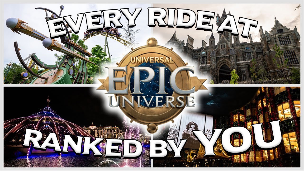 Каждая поездка в Universal's Epic Universe оценивается ВАМИ!
