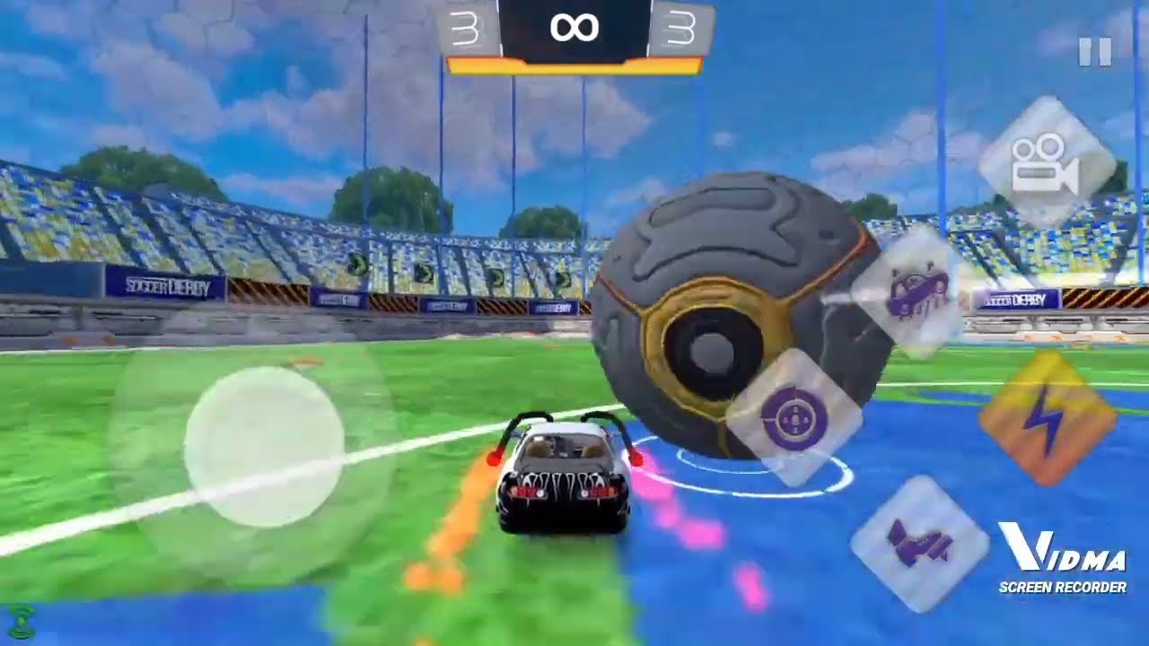Rocket soccer Derby Ground to Air dribble