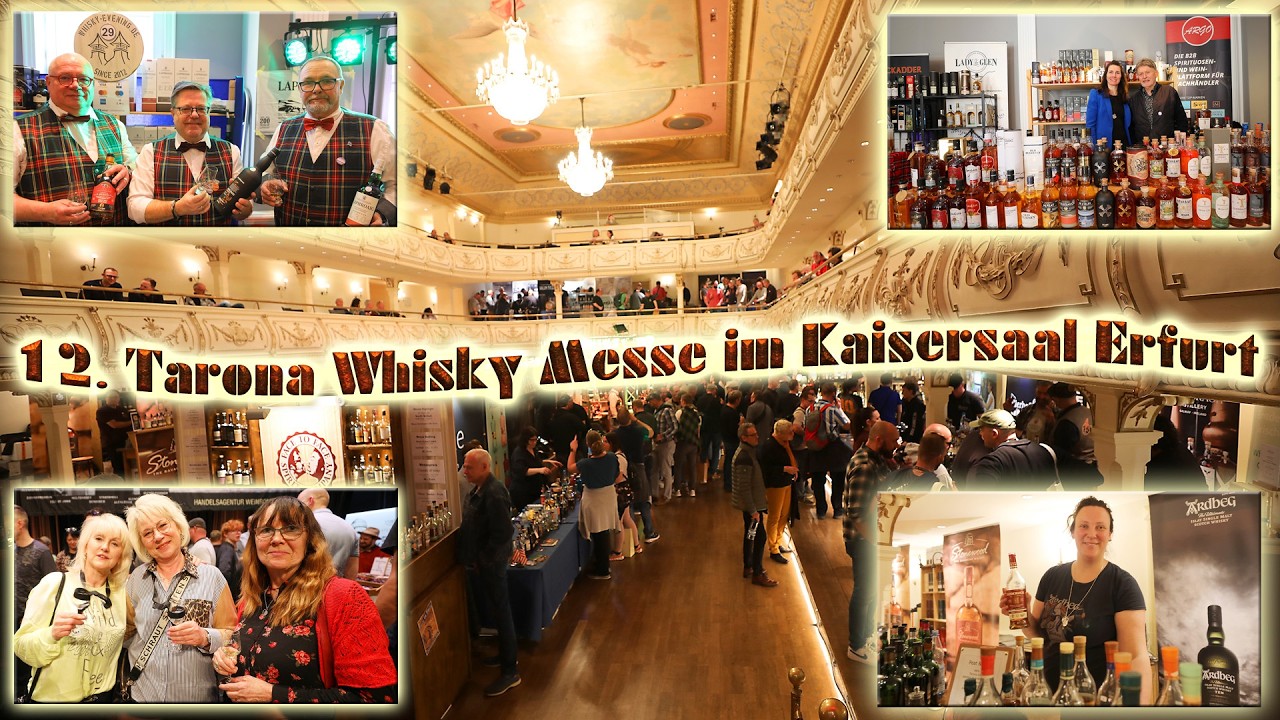 12 .  Tarona Whisky Messe im Kaisersaal Erfurt . Vom 6. bis 8. M&auml;rz 2026 .