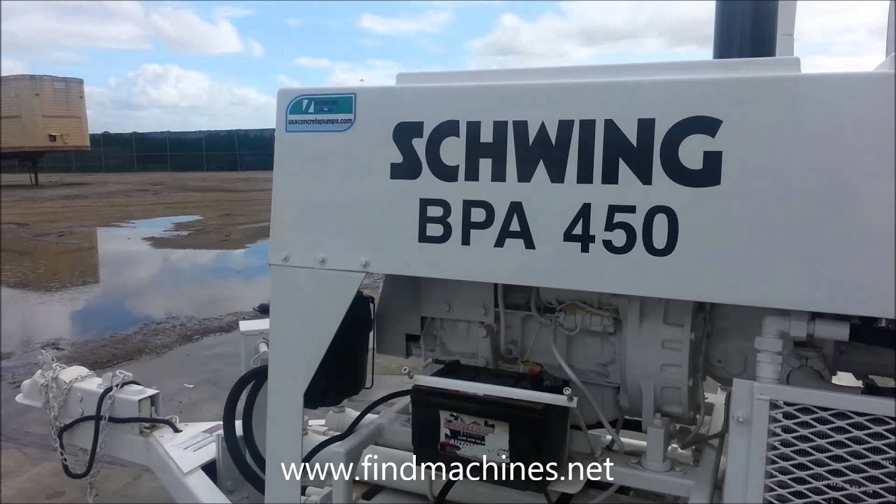 1999 schwing BPA450 Concrete pump for sale