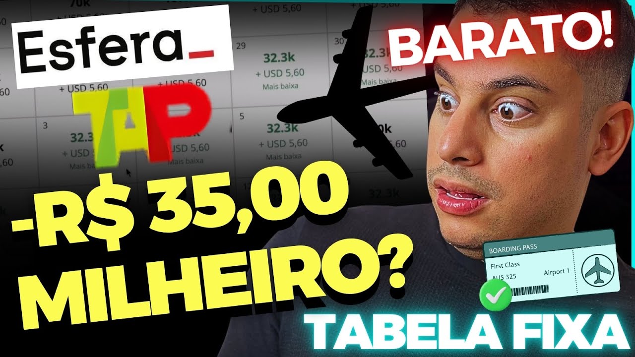 [NOVO] Esfera &eacute; parceiro da TAP Miles&Go (TABELA FIXA DA TAP PARA VOAR BARATO) | Papo de Milhas