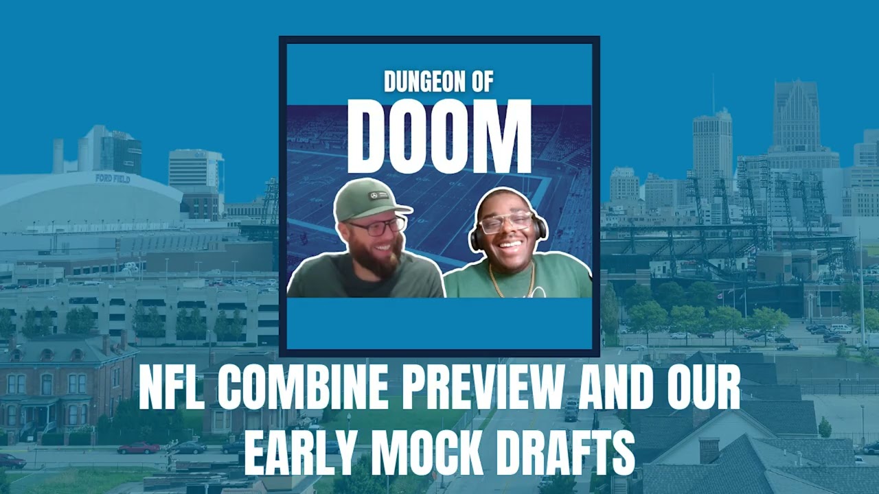 Discussing our first mock drafts for Lions ahead of 2026 NFL combine