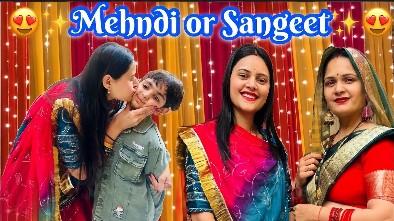 Mehndi or Sangeet✨😍|| Pooja Rajput ||