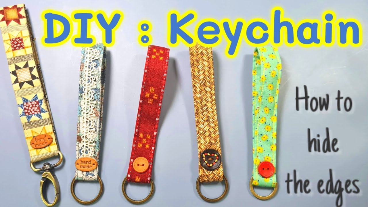 EP 27 Full Step | DIY: Keychain | How to hide the edges