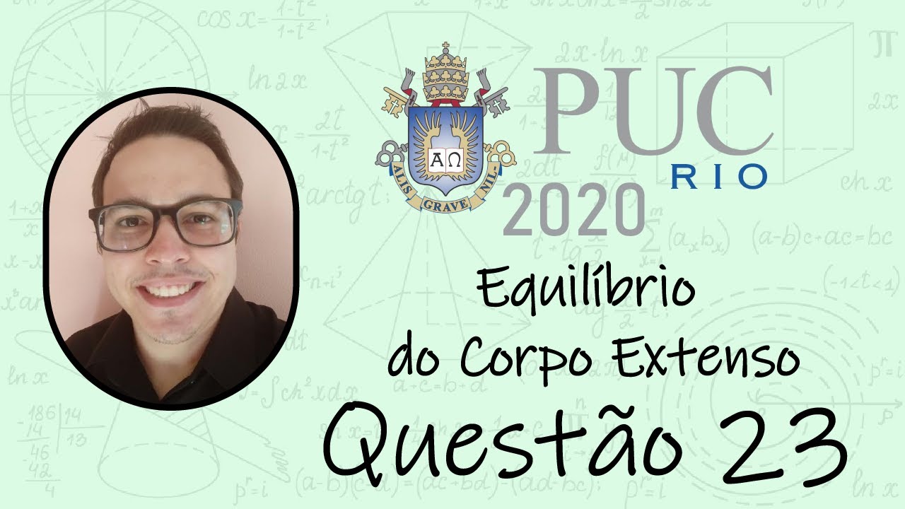 PUC RIO 2020 | Estática | Um móbile simples é montado com uma cordinha ao teto, sustentando uma