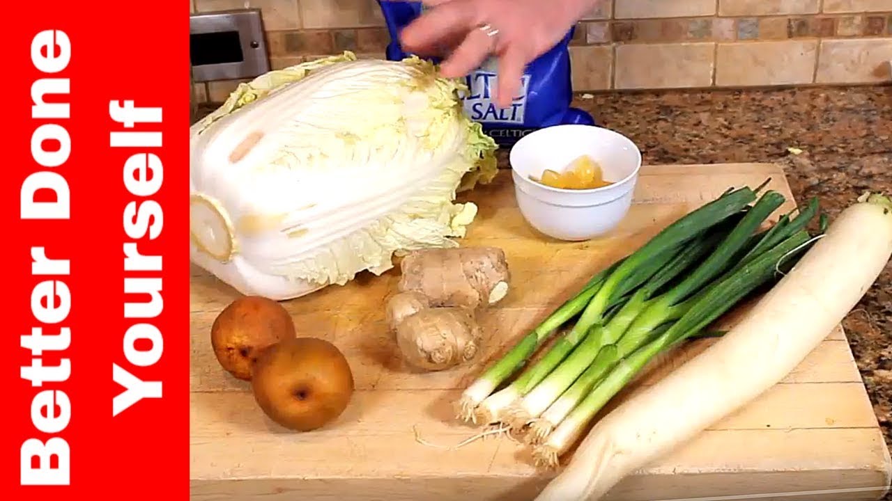 WHITE KIMCHI with the Easy Fermenter