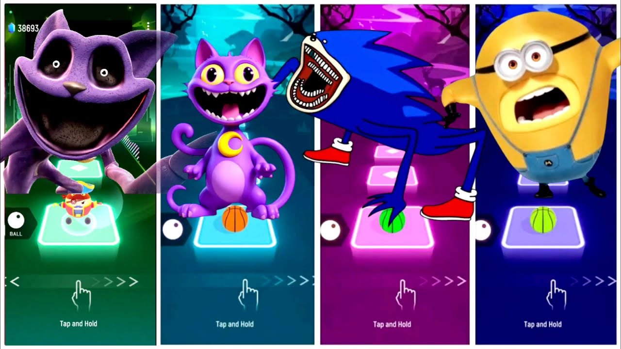 Crused CatNap vs Baby CatNap vs Shin Sonic vs Mega Minions