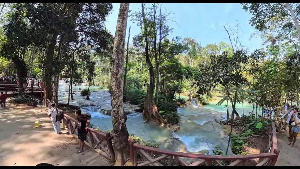 [4K] Laos || Luang Prabang trip || Exploring Kuangsi Waterfalls