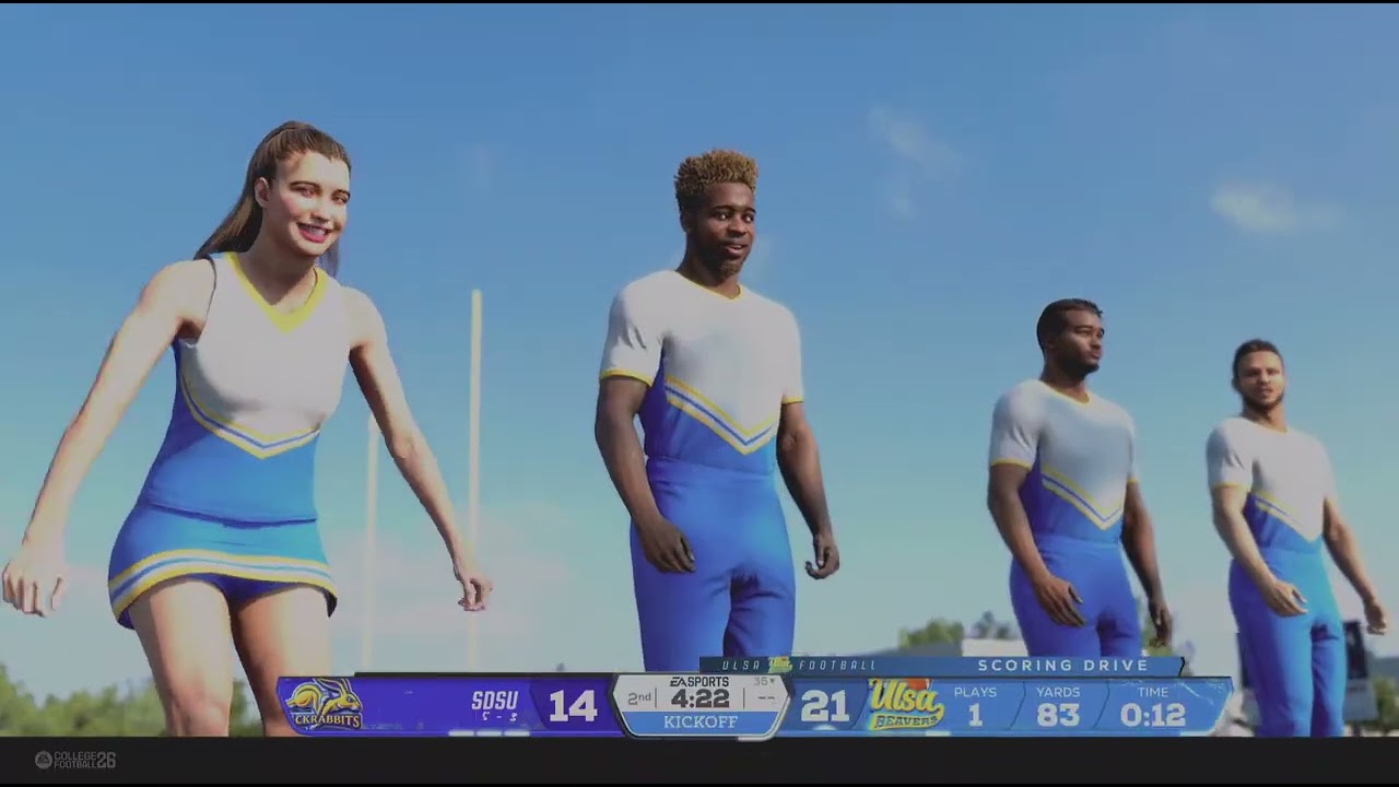 EA SPORTS College Football 26 Yr.4 SOUTH DAKOTA ST. @ ULSA