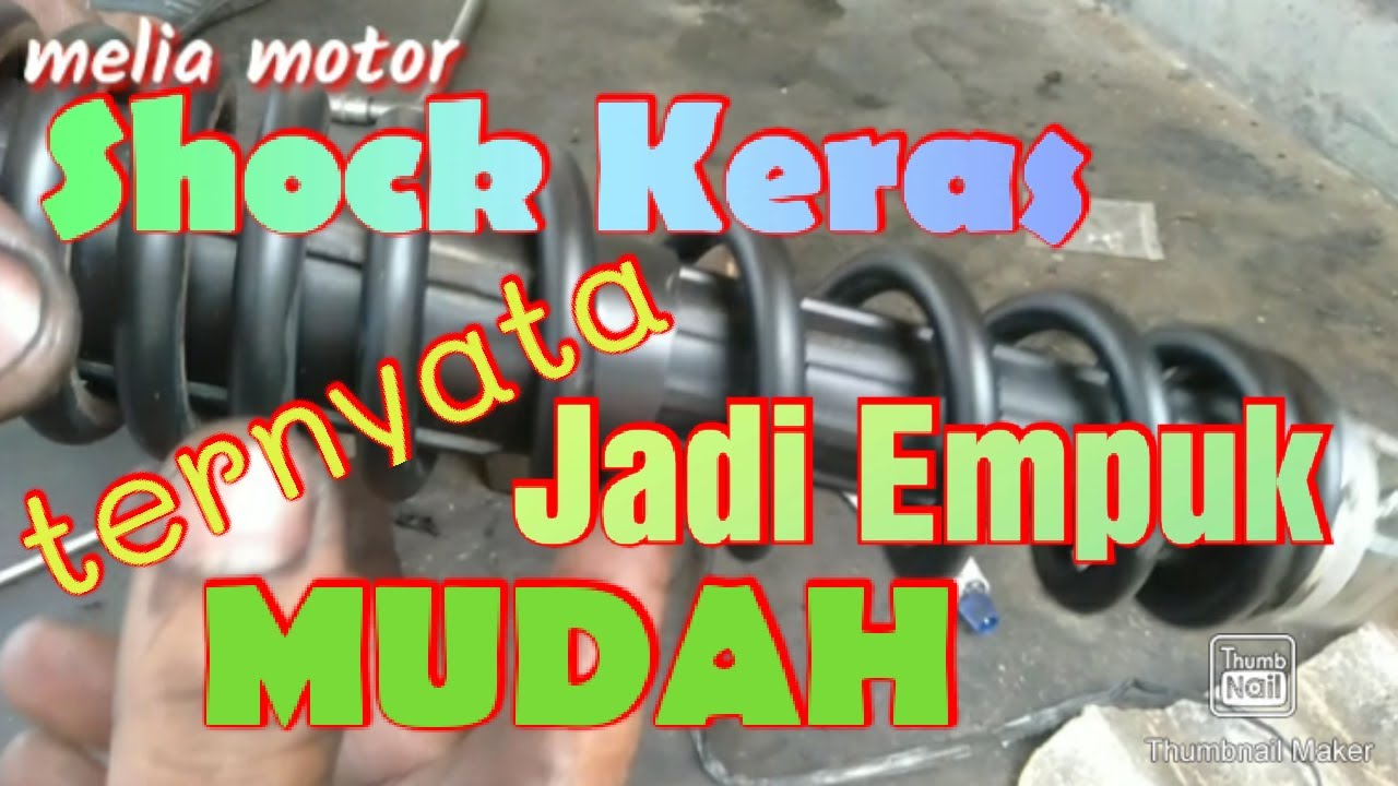 Cara Servis Shock belakang dengan Alat yang Sederhana