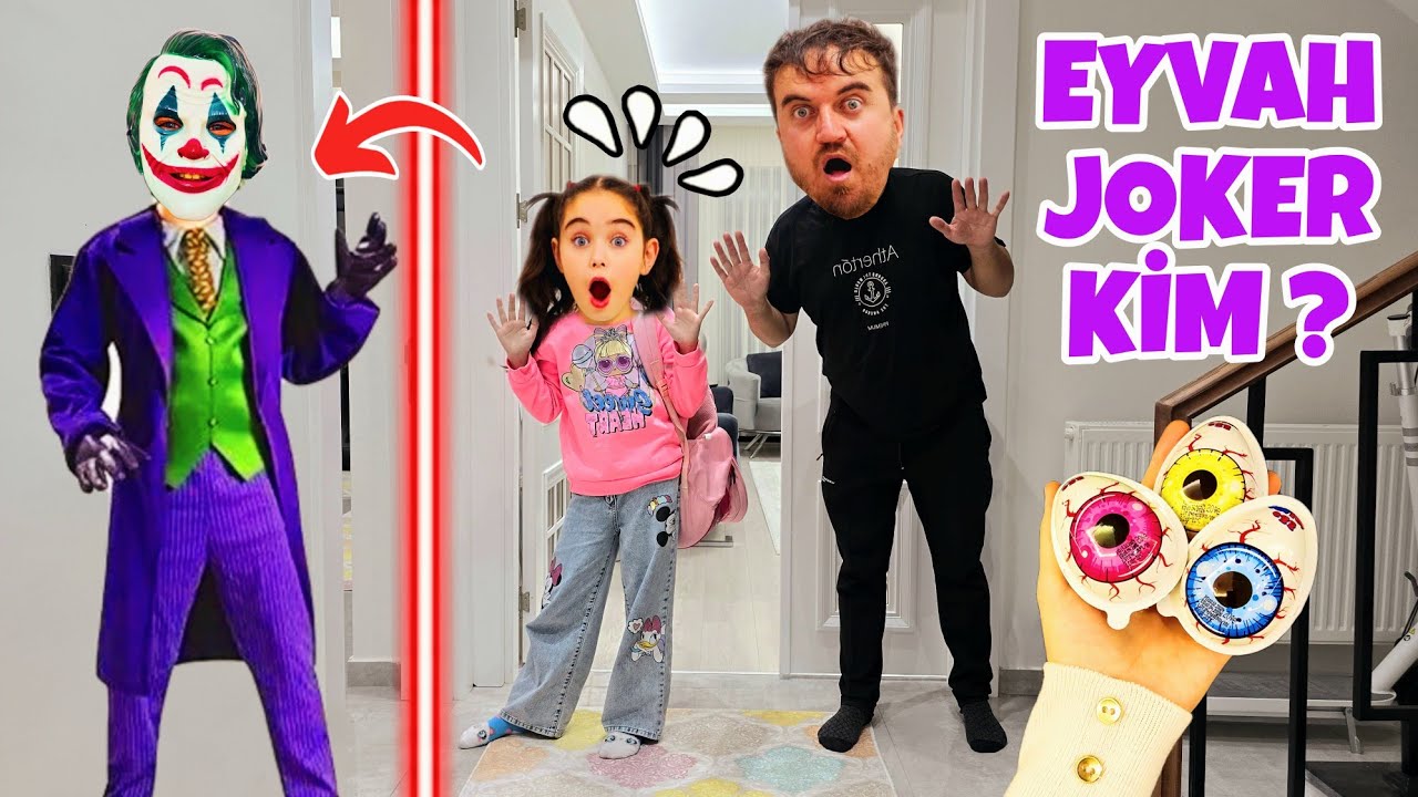 ELİF SİNEM JOKER HIRSIZ OLDU ODANA GİRDİ !! EYVAH ELİF YAKALADI JOKER BABAM ÇIKTI !!