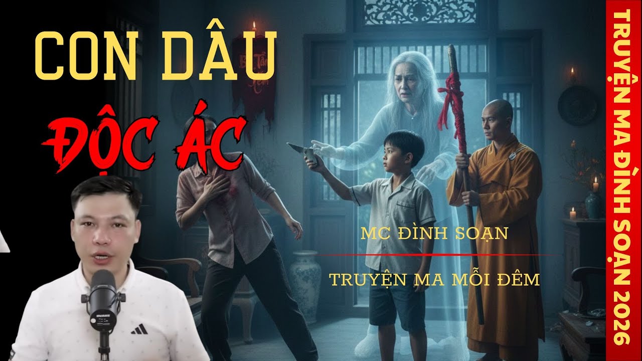 TRUYỆN MA MC ĐÌNH SOẠN : CON DÂU ĐỘC ÁC | TRUYỆN MA CÓ THẬT